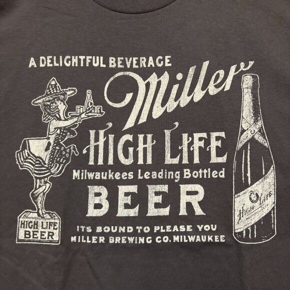Miller High Life Beer Promo T-shirt size extra large - Picture 2 of 4